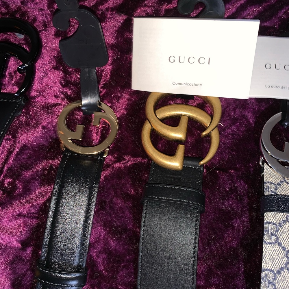 Men’s and women’s gucci belts